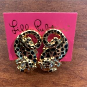 Lilly Pulitzer Leopard Earrings